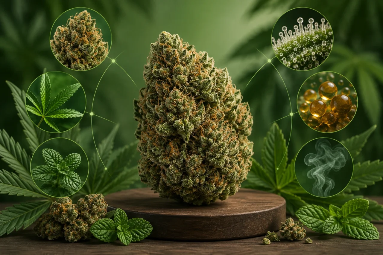 Kush Mints Strain: Effects, THC Potency, Flavor, Terpenes, and What to Know